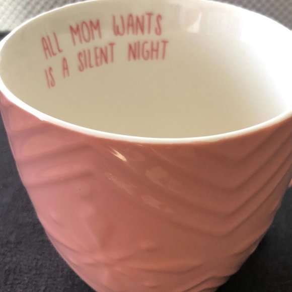 OPAL HOUSE "ALL MOM WANTS IS A SILENT NIGHT " Winter Snow Flakes Coffee … - Picture 4 of 6